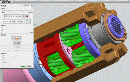 雙斜齒行星機(jī)構(gòu)運(yùn)動學(xué)仿真